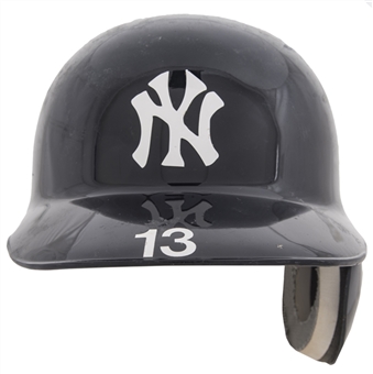 2008 Alex Rodriguez Game Used & Signed New York Yankees Batting Helmet Used For Final Game at Old Yankee Stadium (MLB Authenticated & Beckett GEM MINT 10)